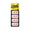 Fuel Stickers Unleaded Gas Sticker: Fuel Label for Gas Can & Outdoor Power Equipment, Hvy-Dty, 2''x1'', 4PK Z-2X1UGO-4PK - alternate 1